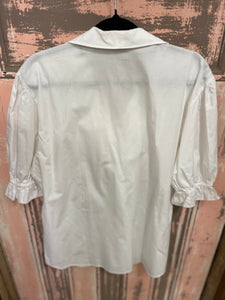 Betty Barclay Vintage White Cotton Shirt