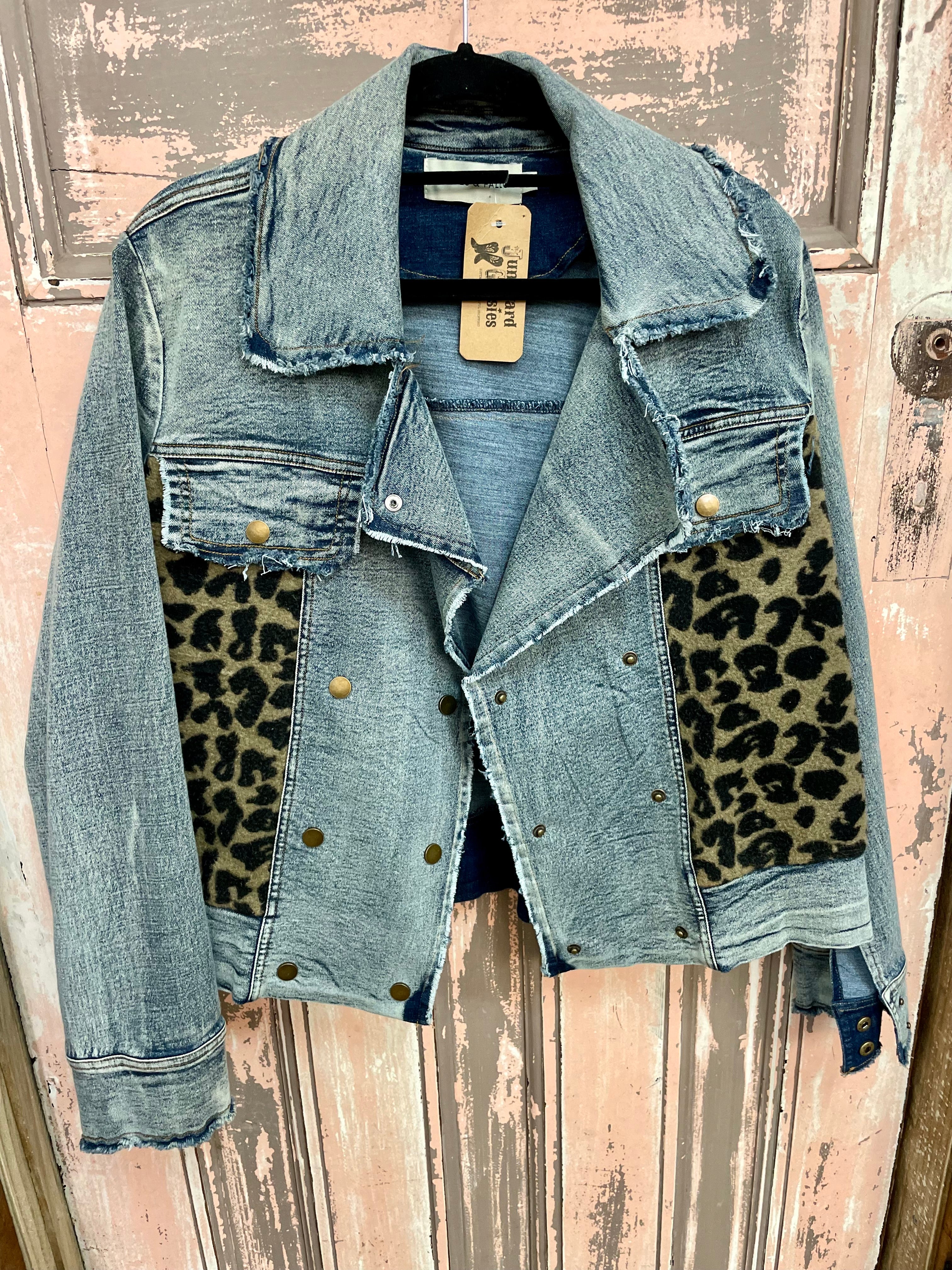 Leopard and Denim Jacket