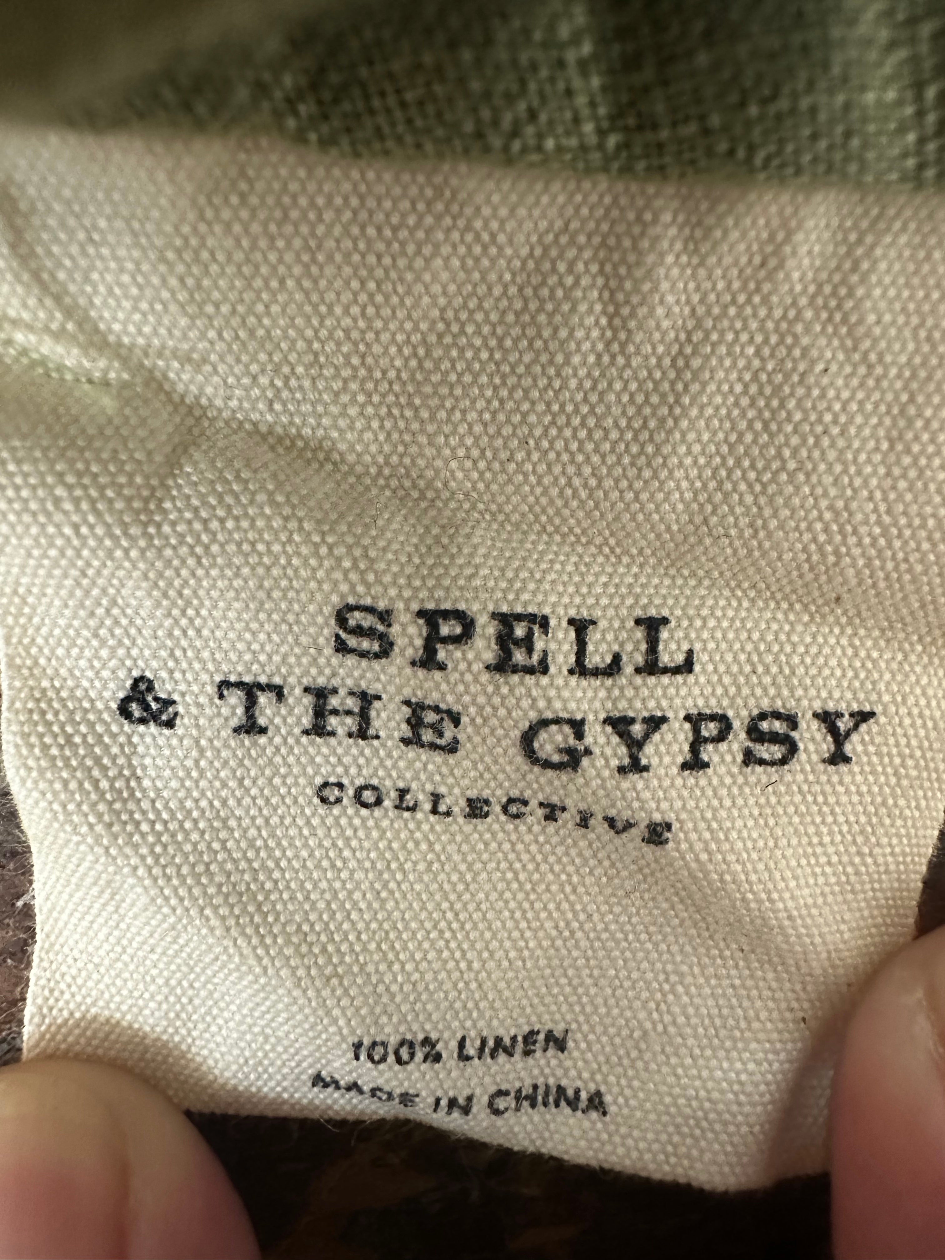 Spell & The Gypsy Khaki Linen Shorts