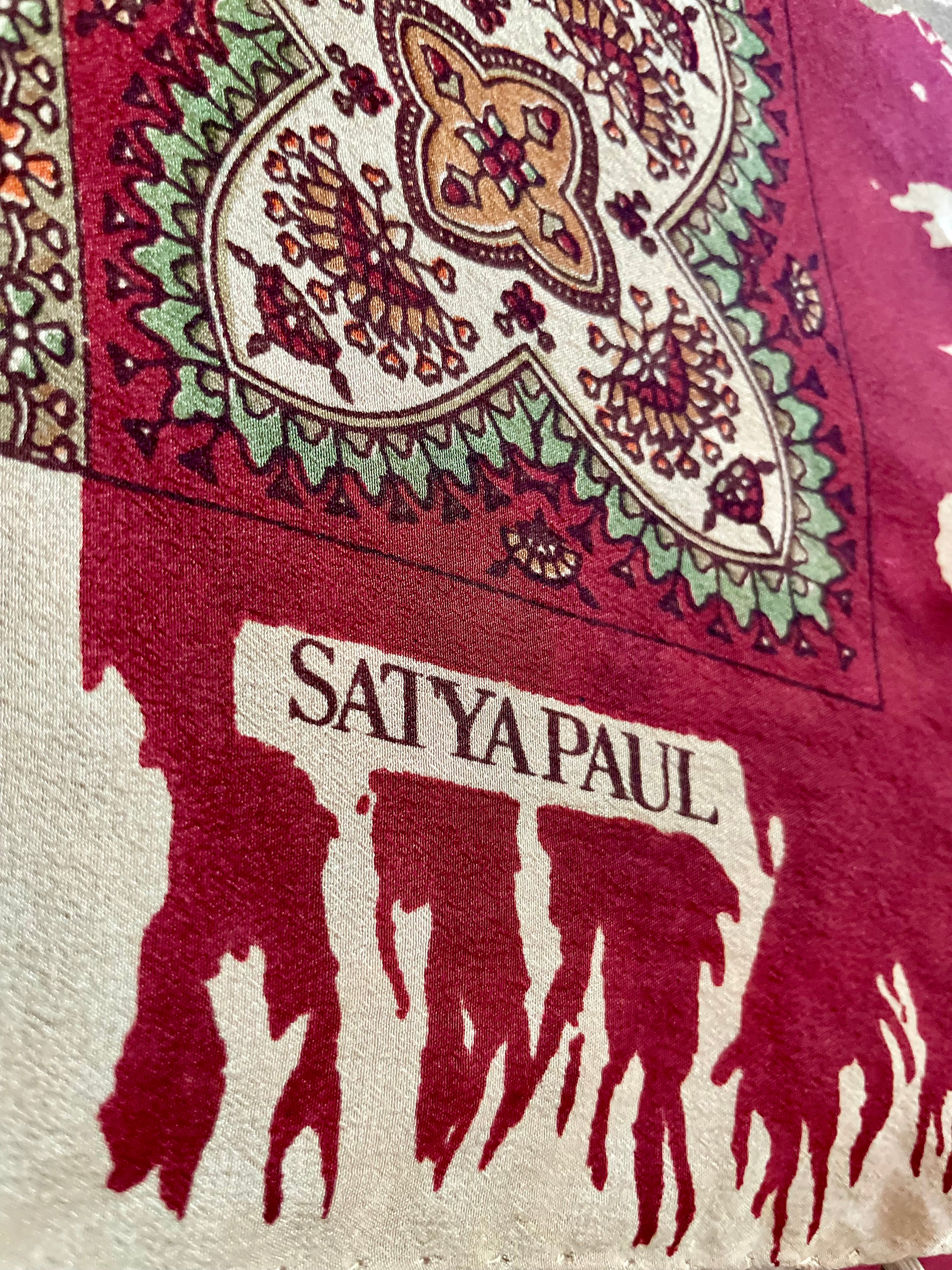 Satya Paul vintage silk scarf