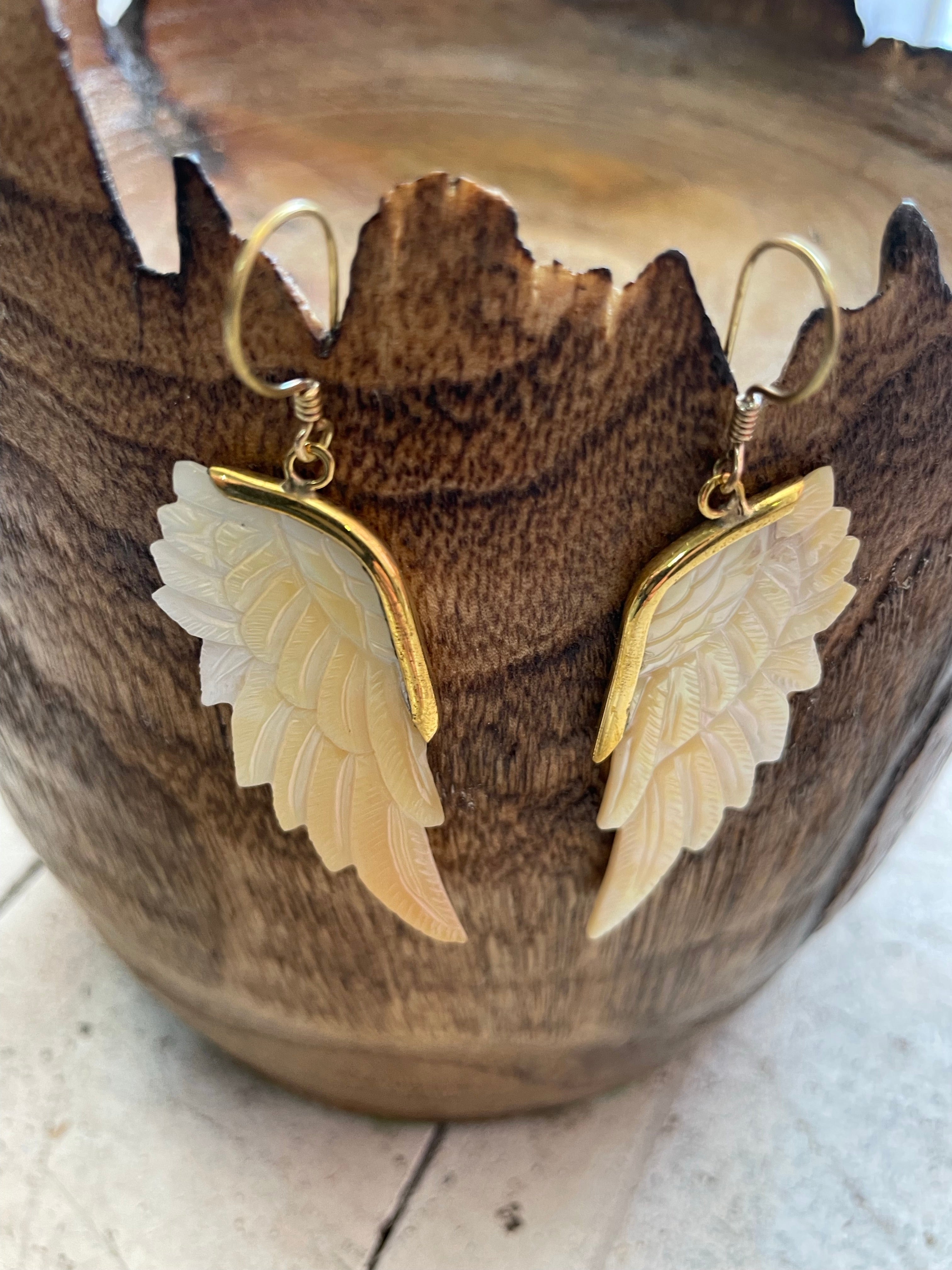 Athena Angel Wing Earrings