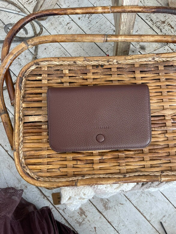 The Horse “Noa” Clutch in Coffee