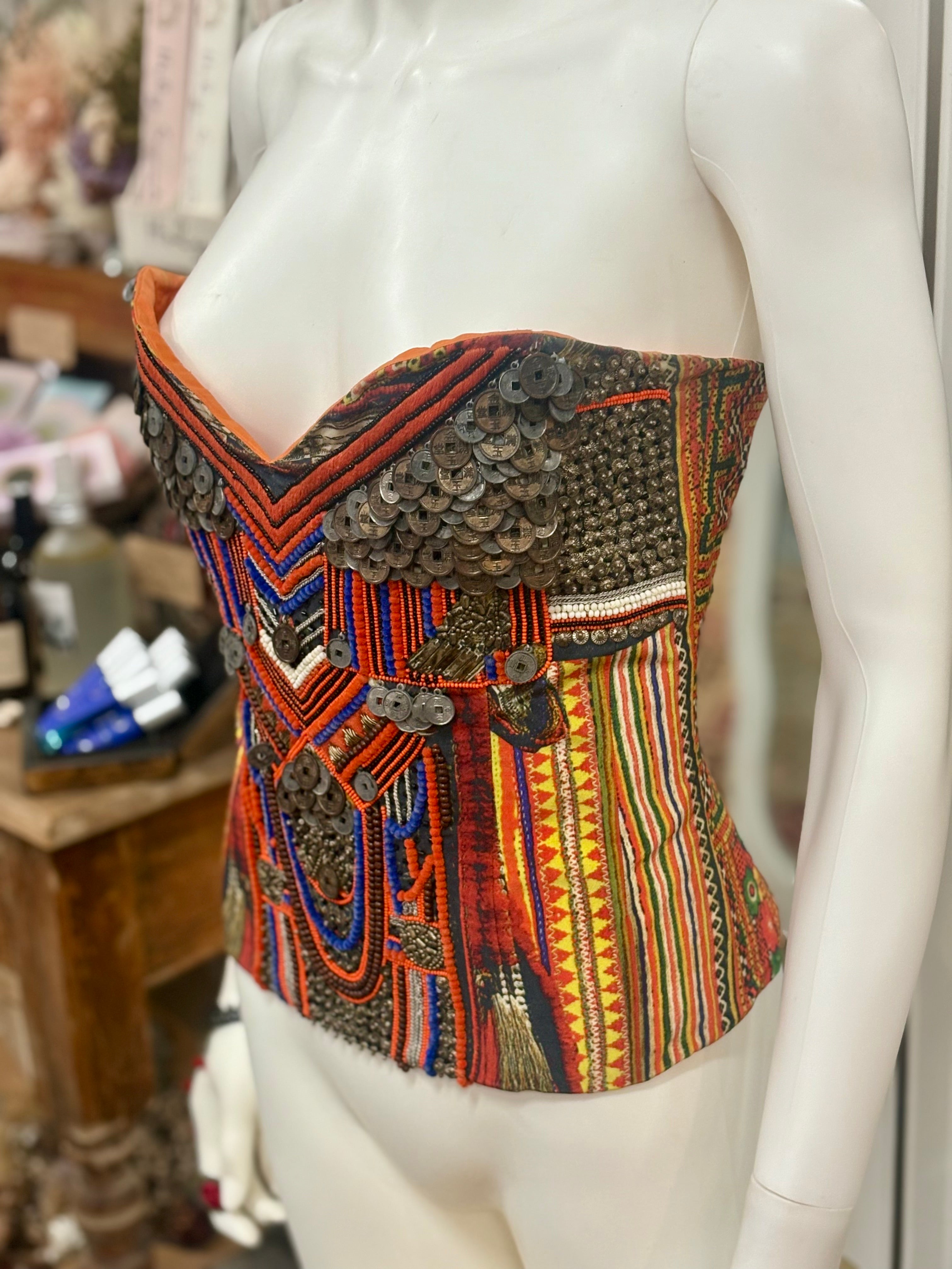 Camilla Vintage Embellished Corset / Bustier