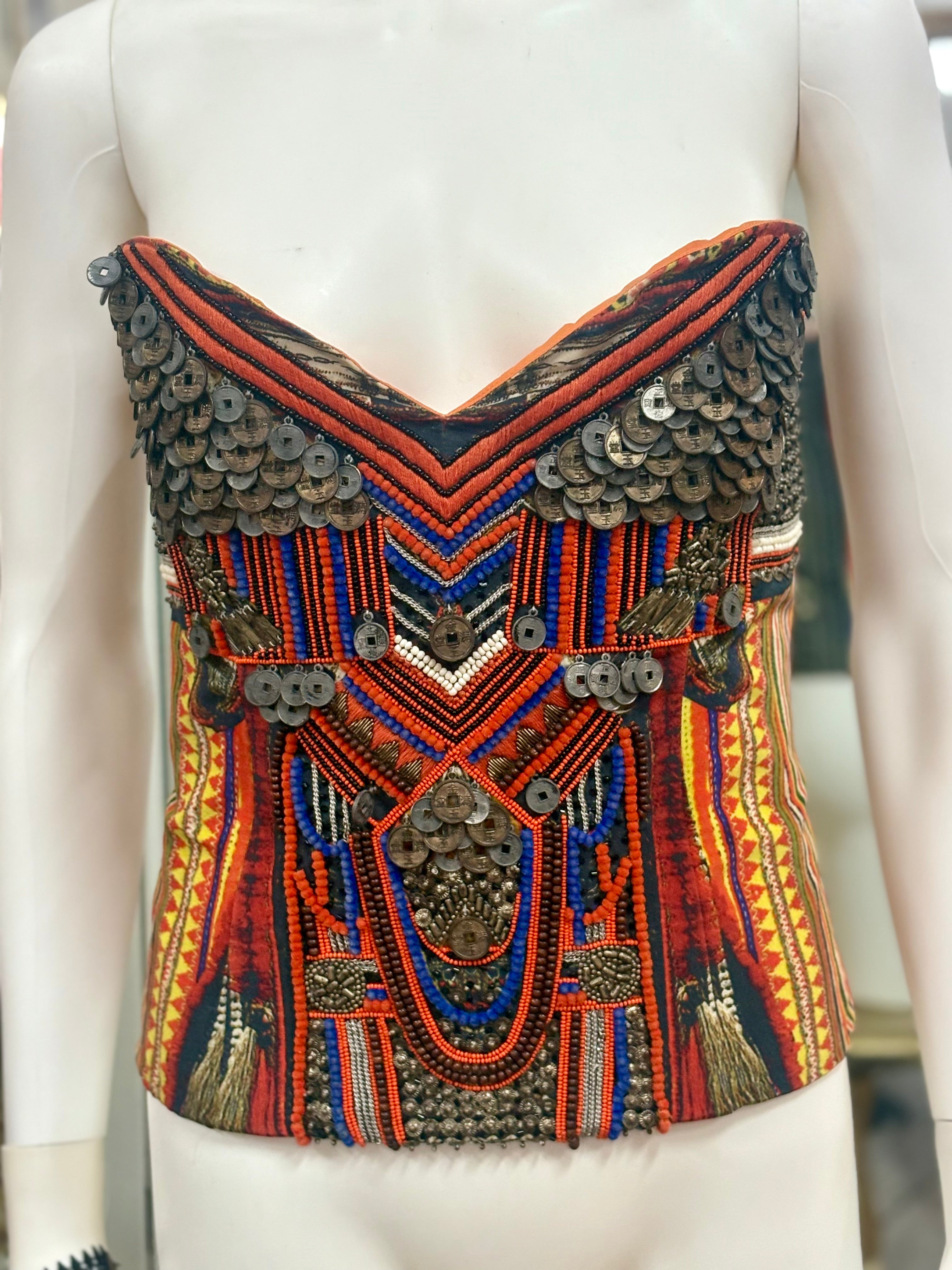 Camilla Vintage Embellished Corset / Bustier