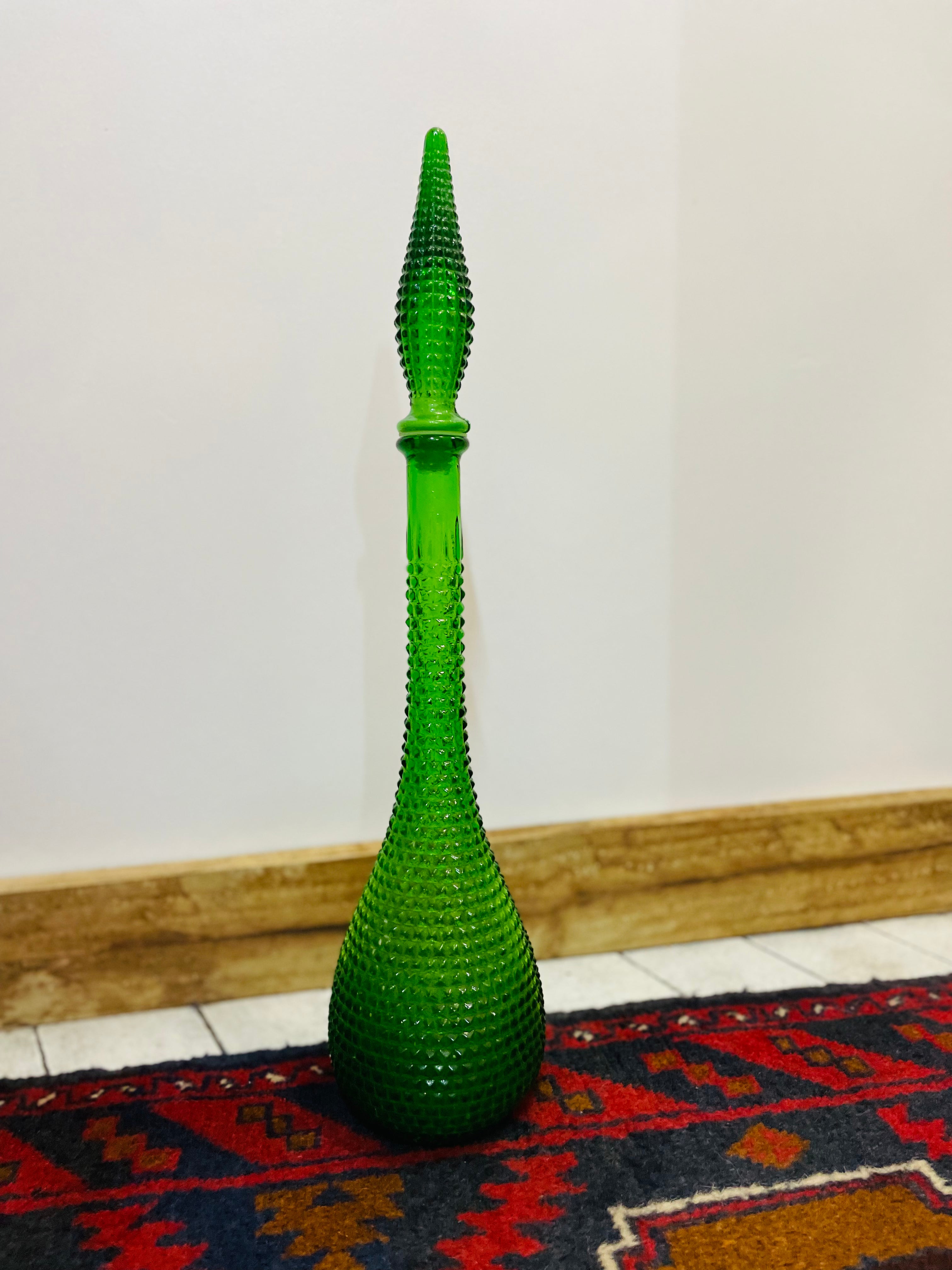 Empoli 'Diamond' Bottle in Forest Green - Collector's Item