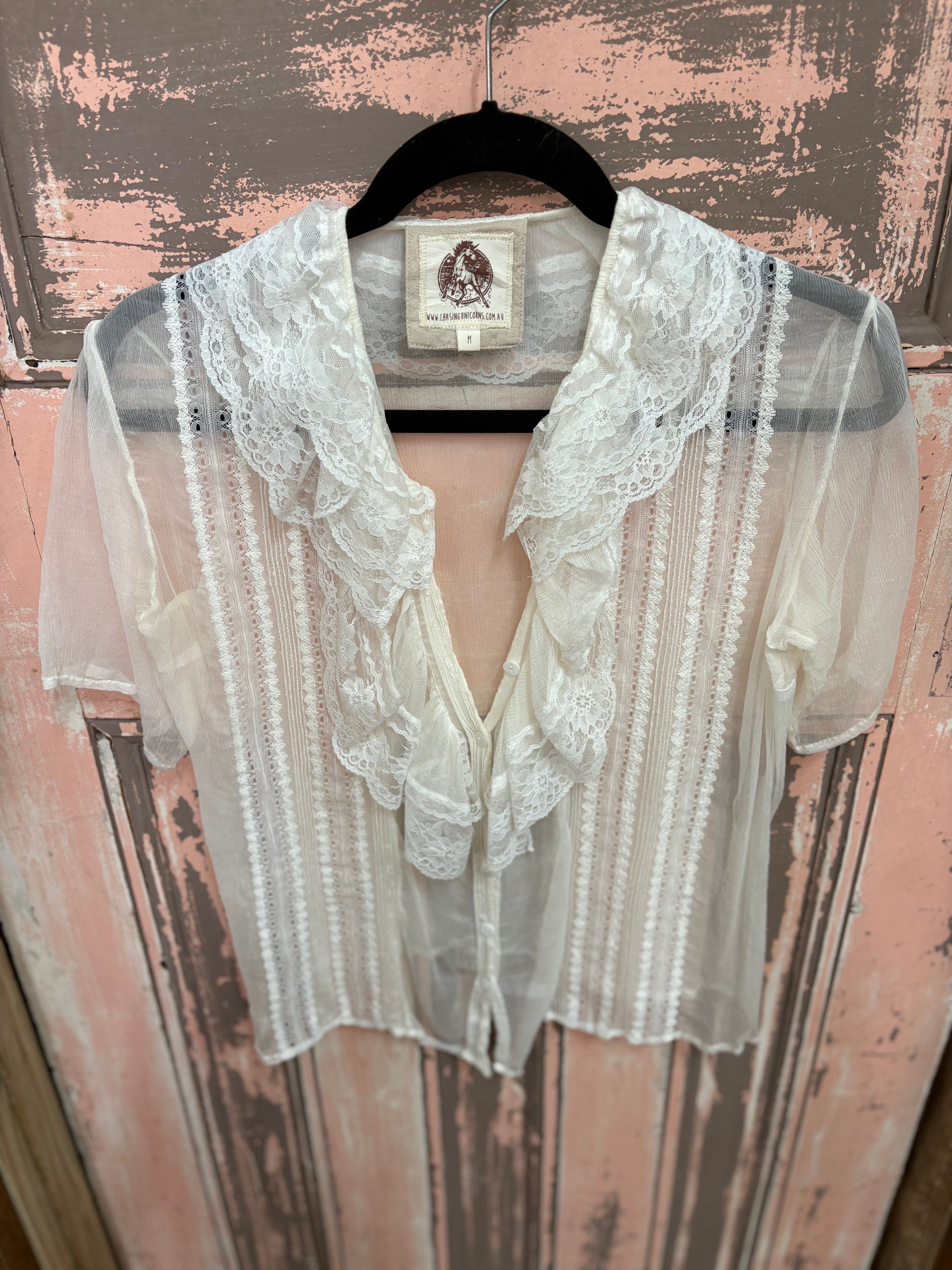 Chasing Unicorns 'Soar Like An Eagle' Silk Top