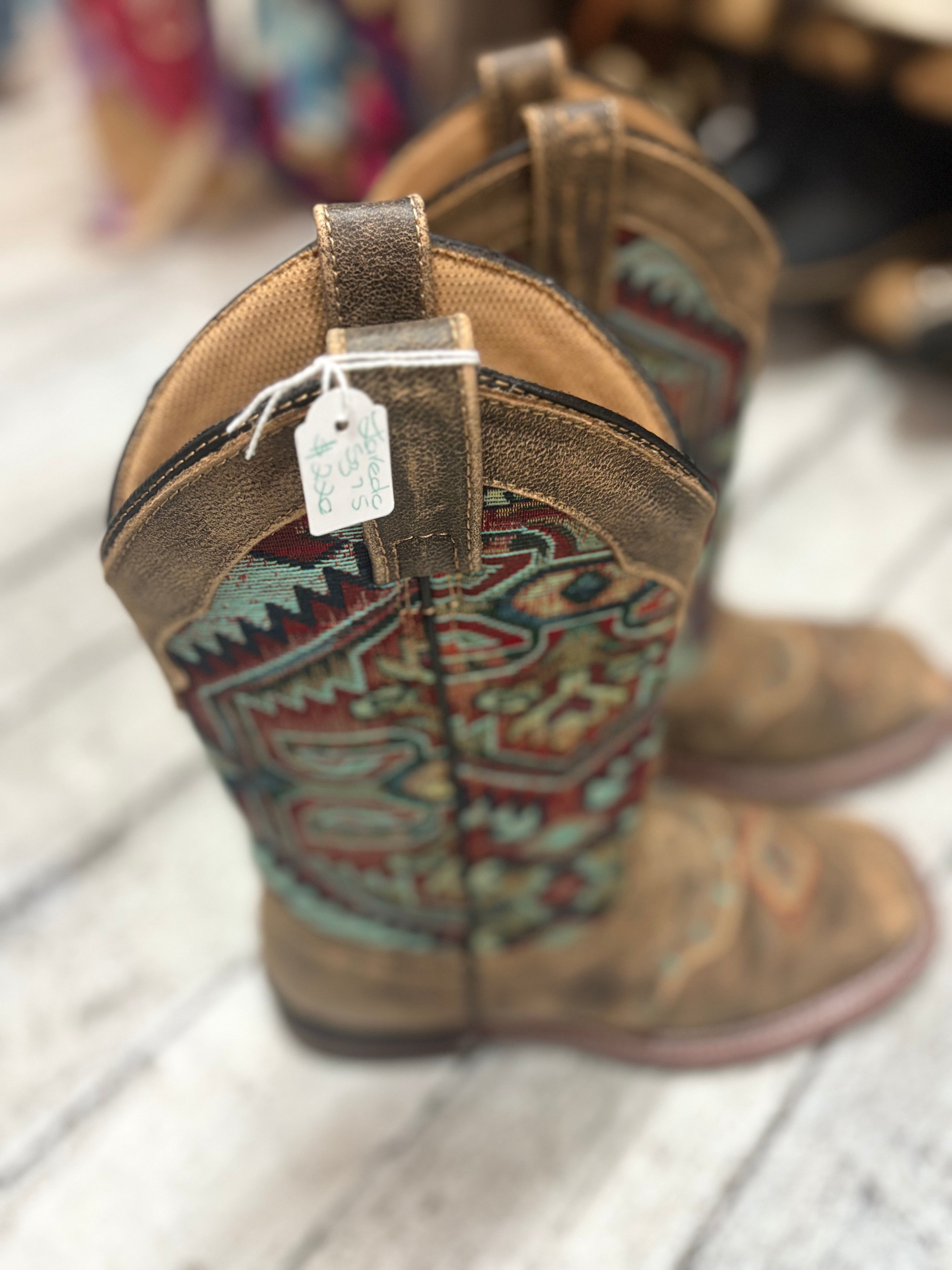 Laredo Stitched Leather Boots