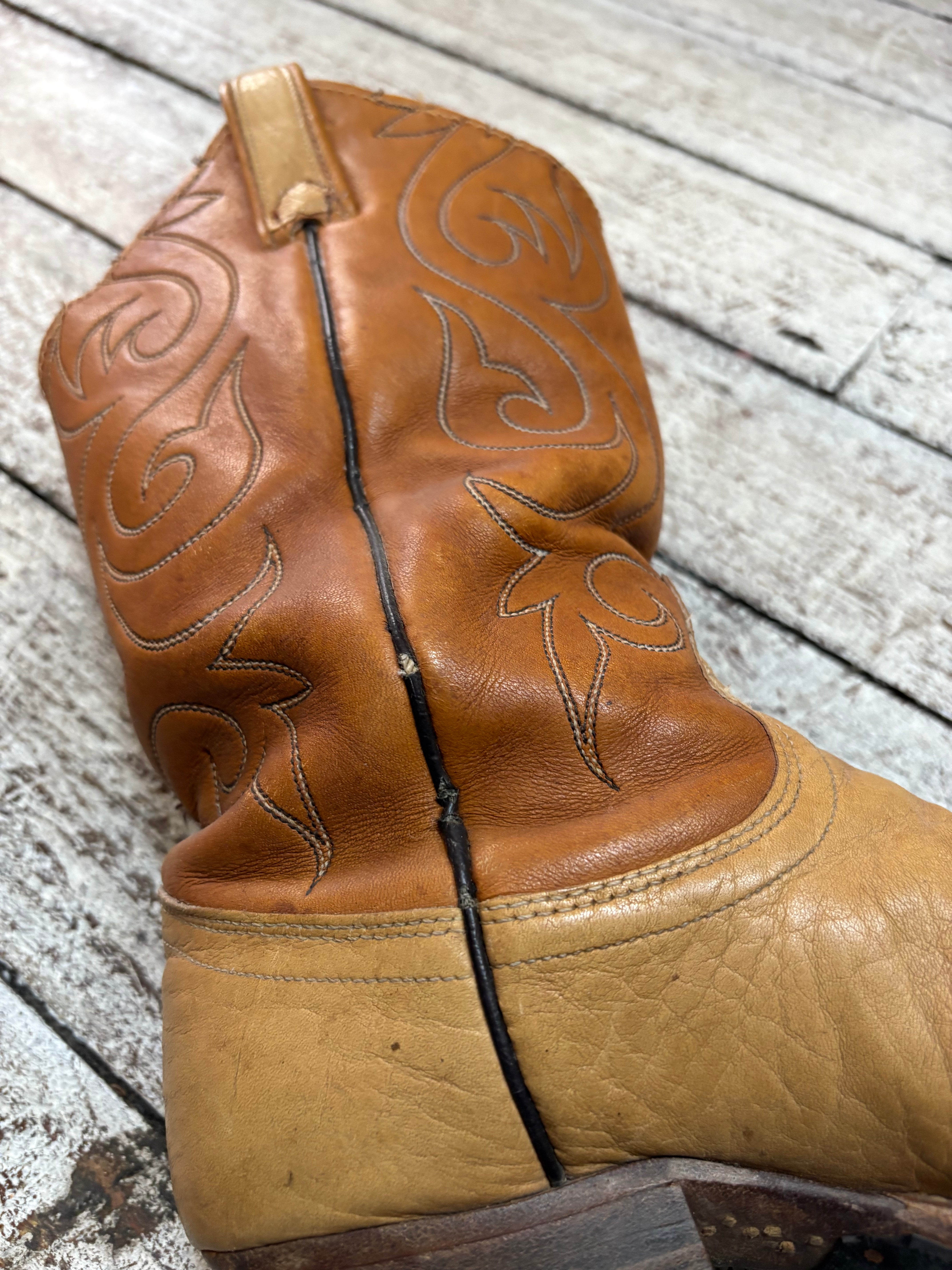 Leather Cowboy Boots