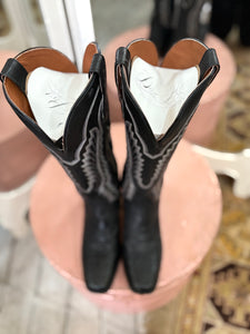 Dan Post Whispering Wind Cowboy Boots - Black