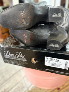Dan Post Whispering Wind Cowboy Boots - Black