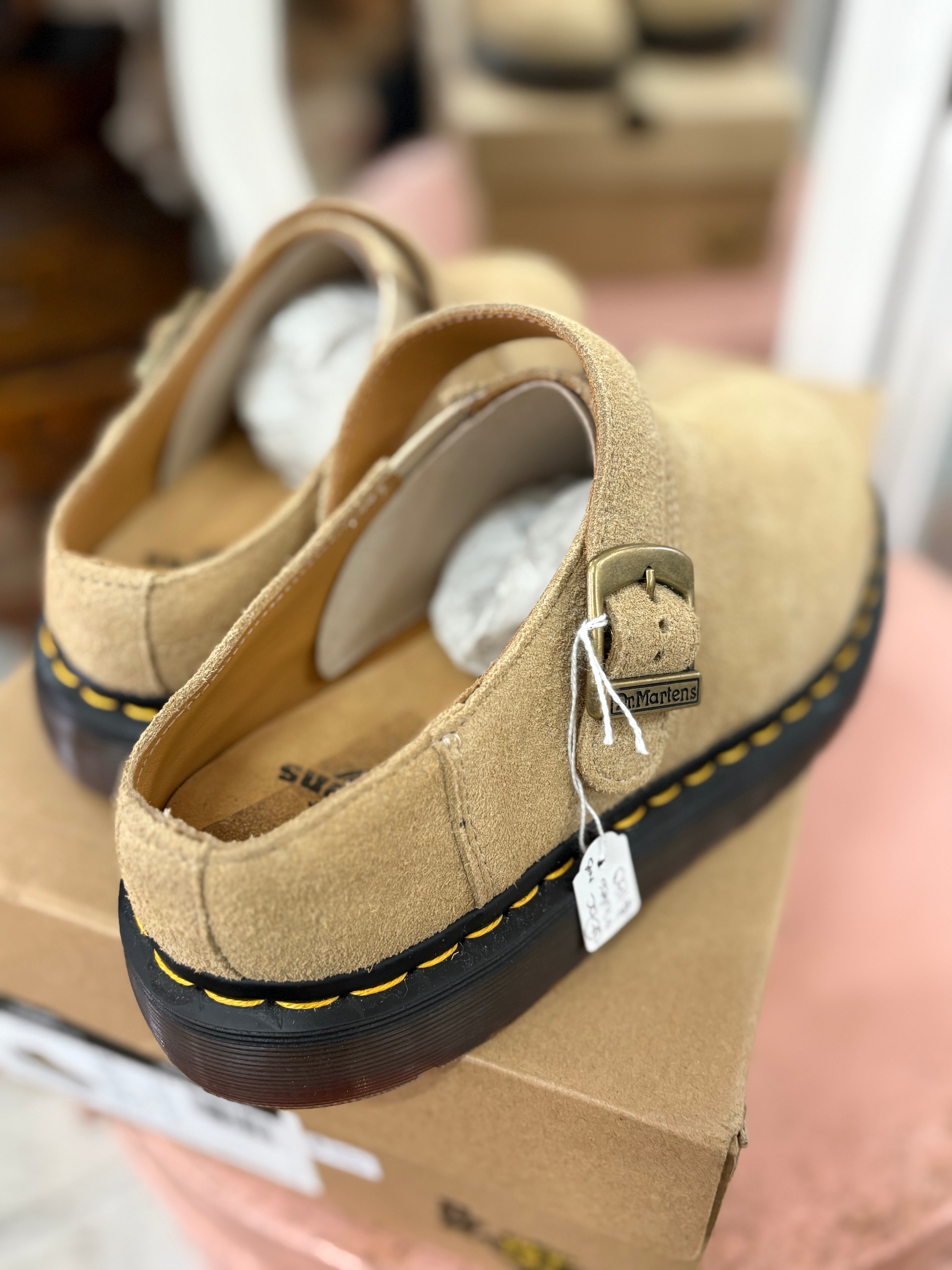 Dr Martens Air Wear Isham Suede Clogs