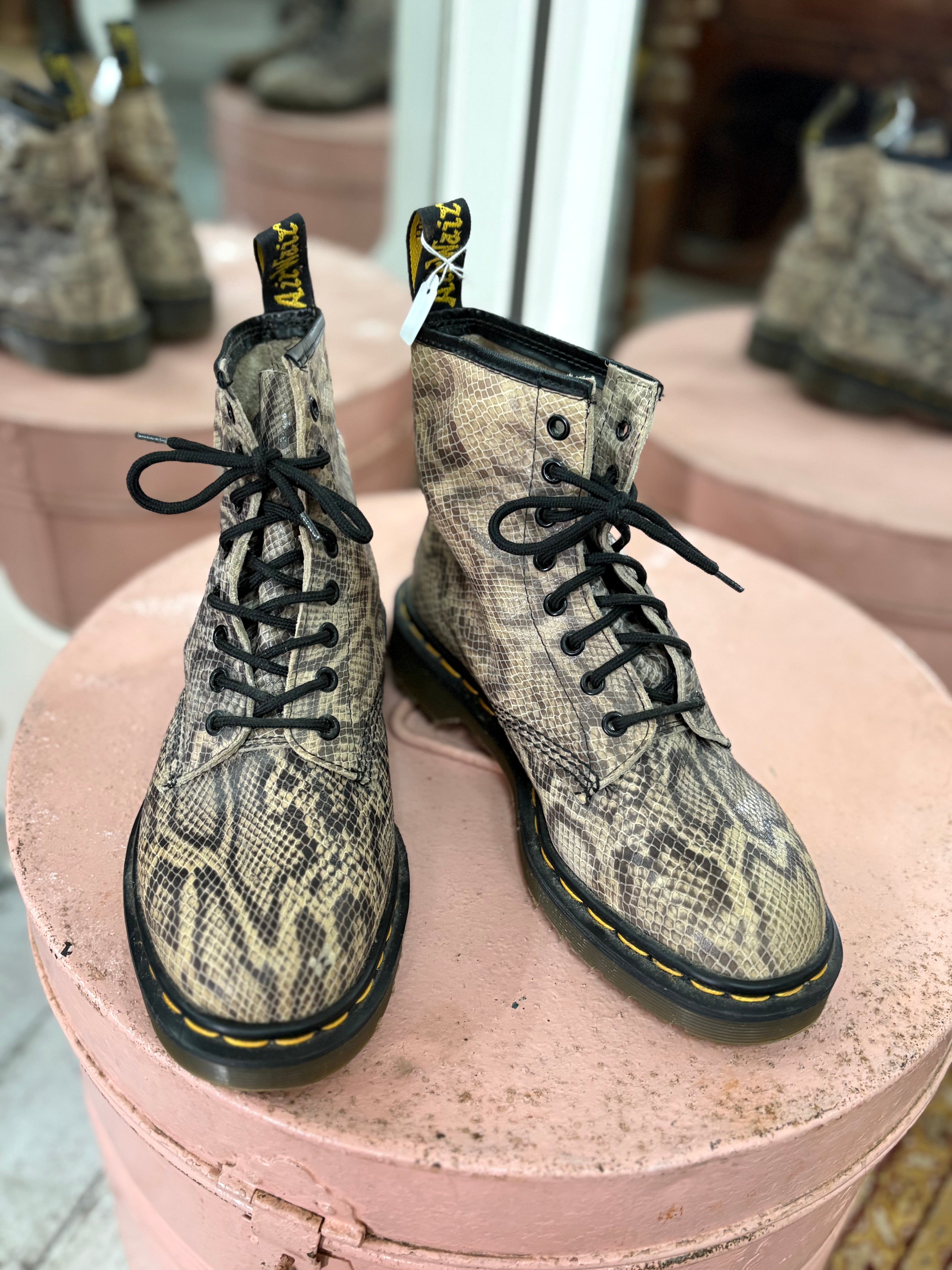Rare Python Air Wair Dr. Marten Boots