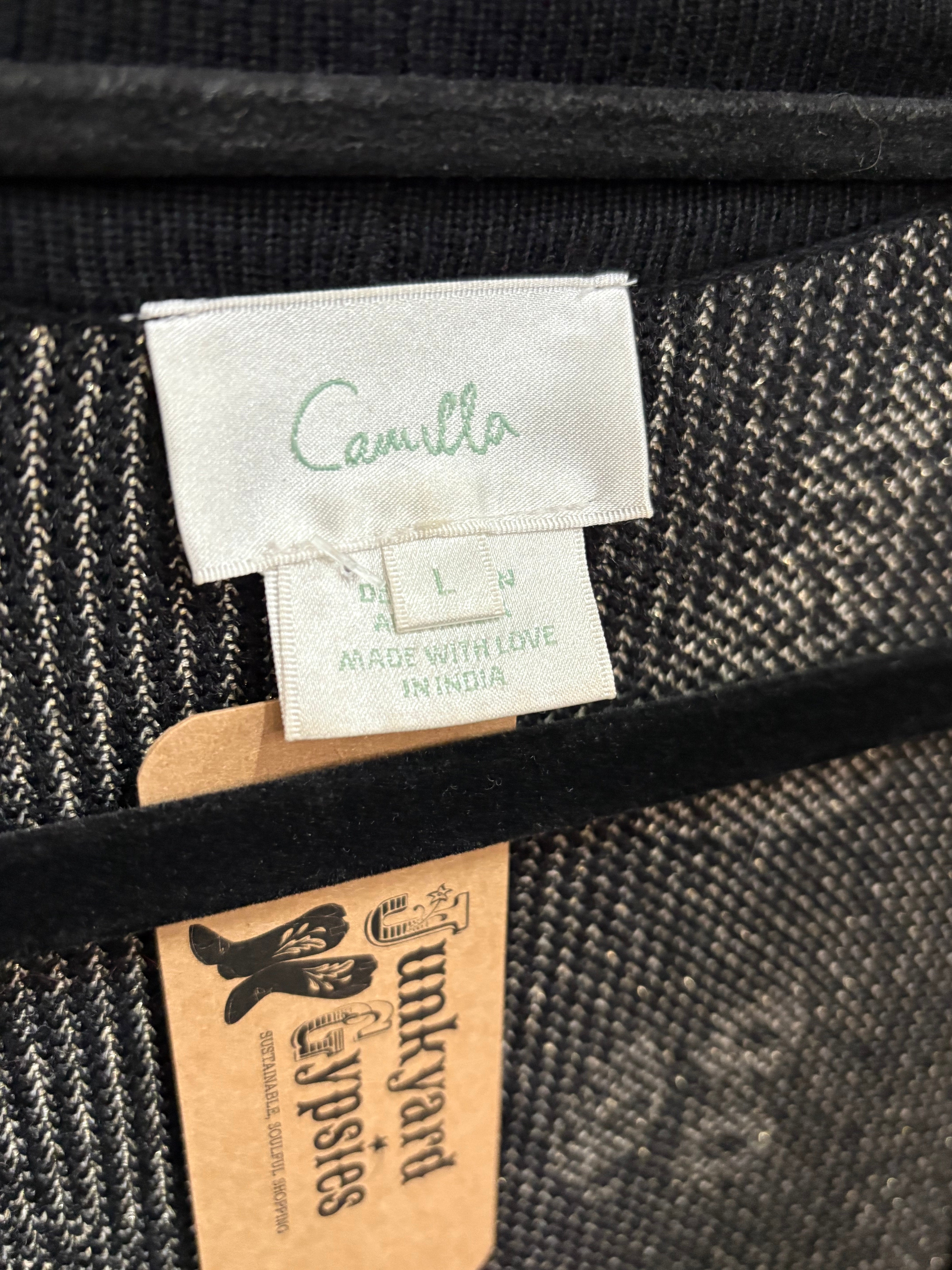 Camilla Knit Jacquard 'Zodiac' Robe