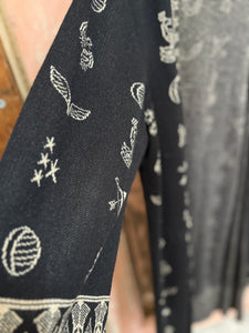 Camilla Knit Jacquard 'Zodiac' Robe