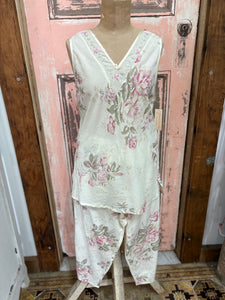 French Country 100% Cotton Floral PJ Set