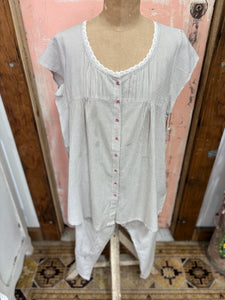 French Country 100% Cotton Striped PJ Set