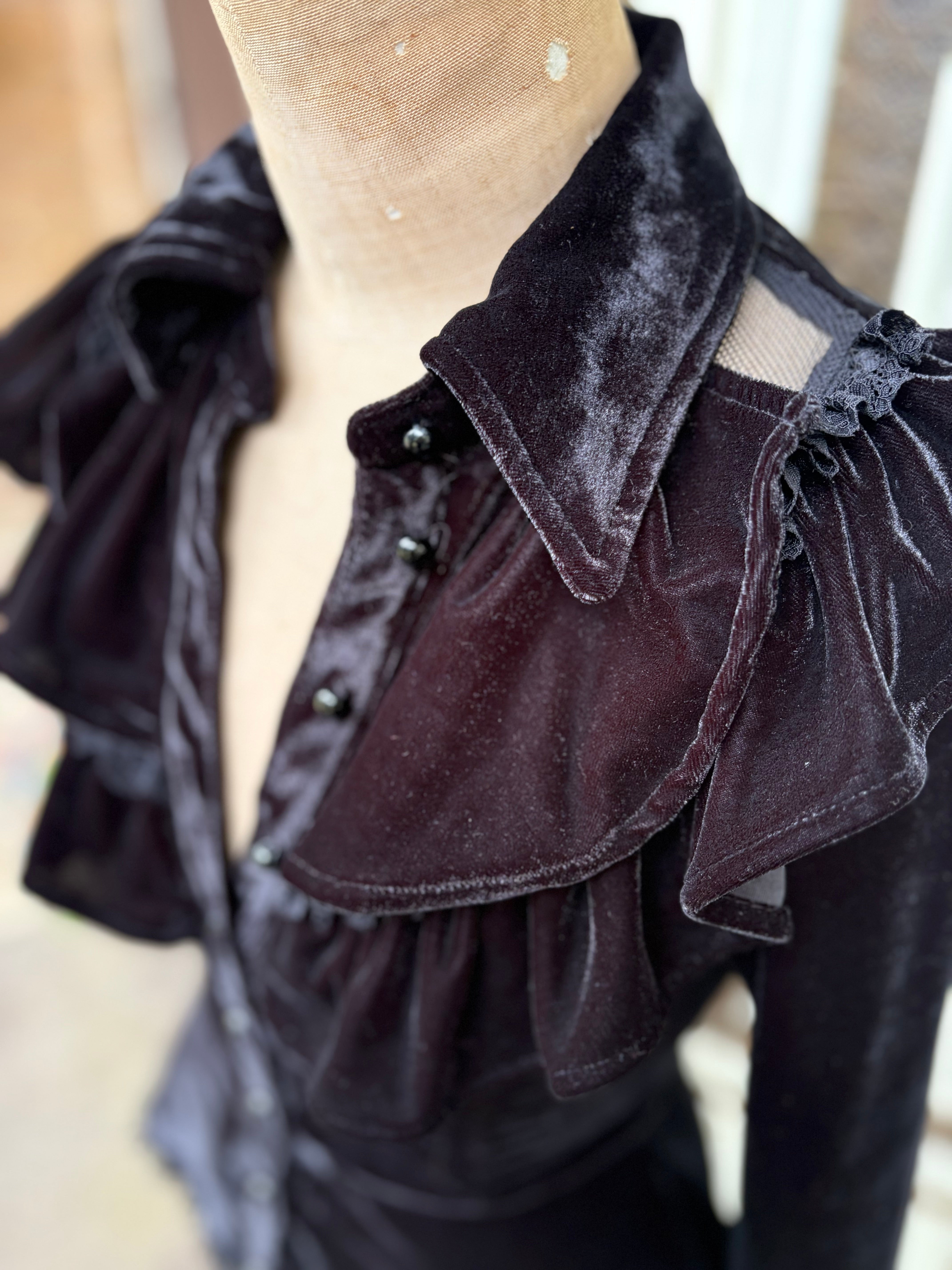 We Are The Weirdos Silk Velvet Blouse