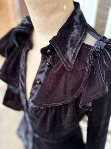 We Are The Weirdos Silk Velvet Blouse