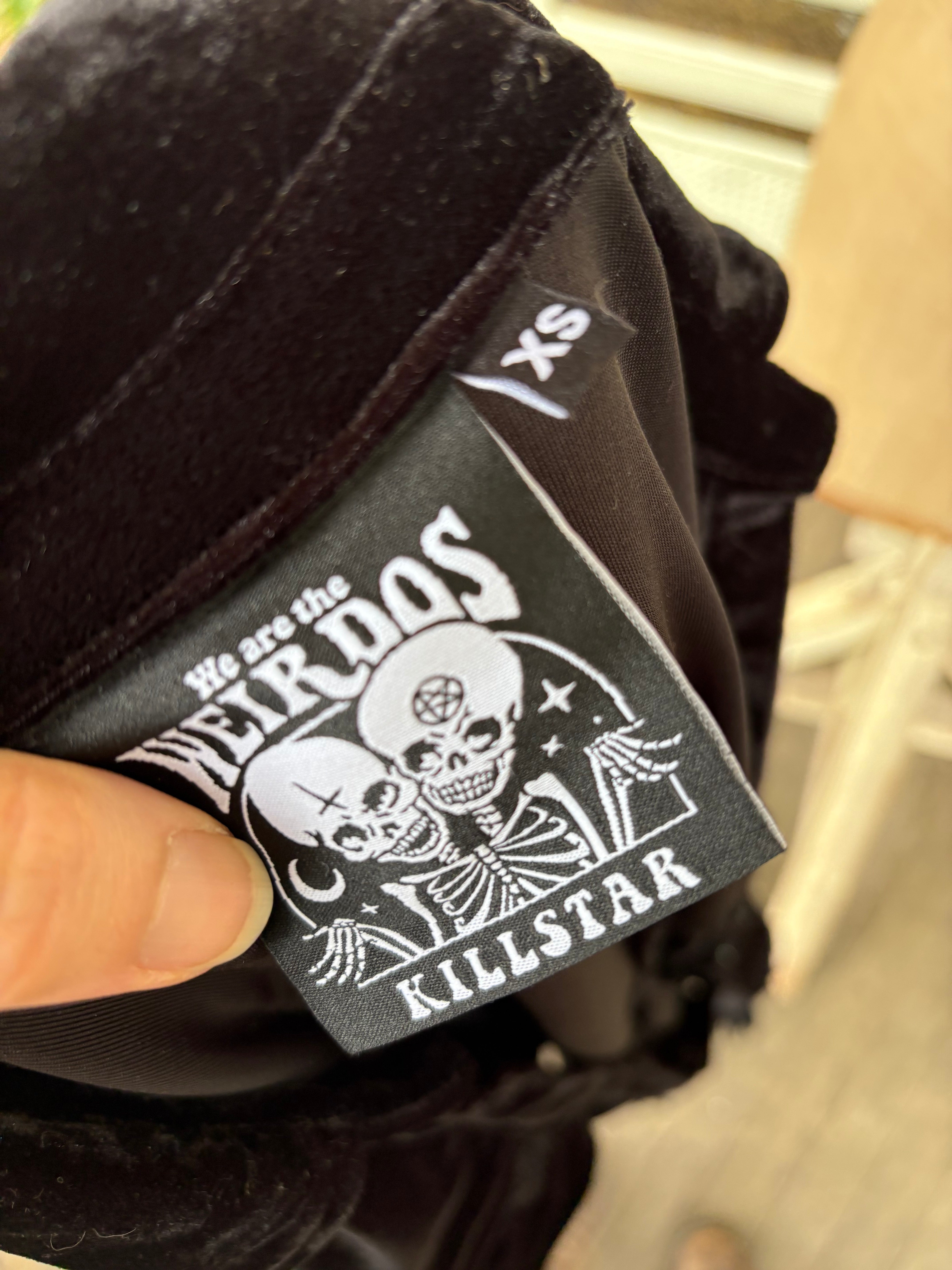 We Are The Weirdos Silk Velvet Blouse