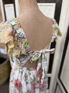 Hale Bob Los Angeles Cotton Englaise Floral Dress