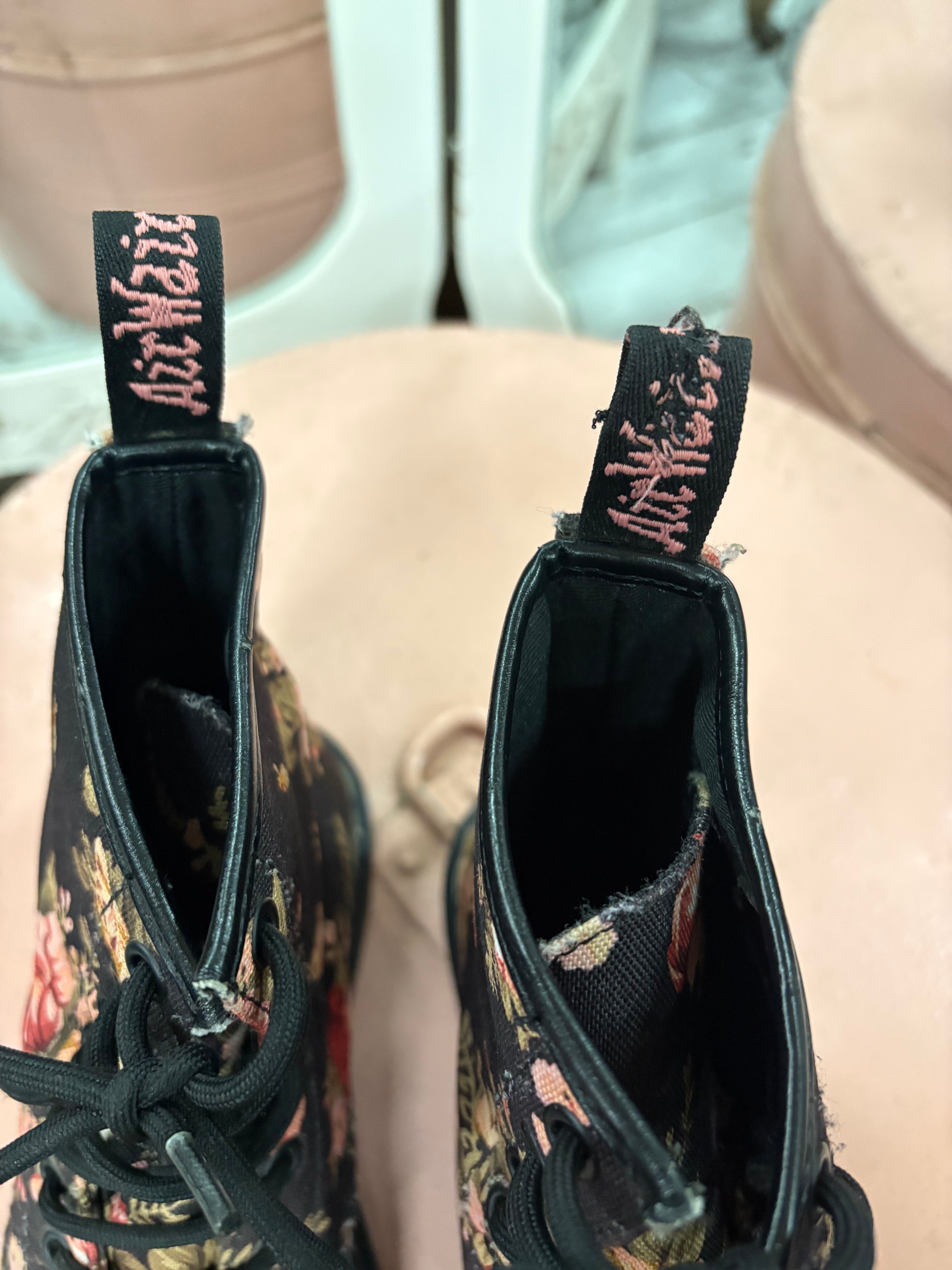 Dr Martens Floral Air Wair Boots