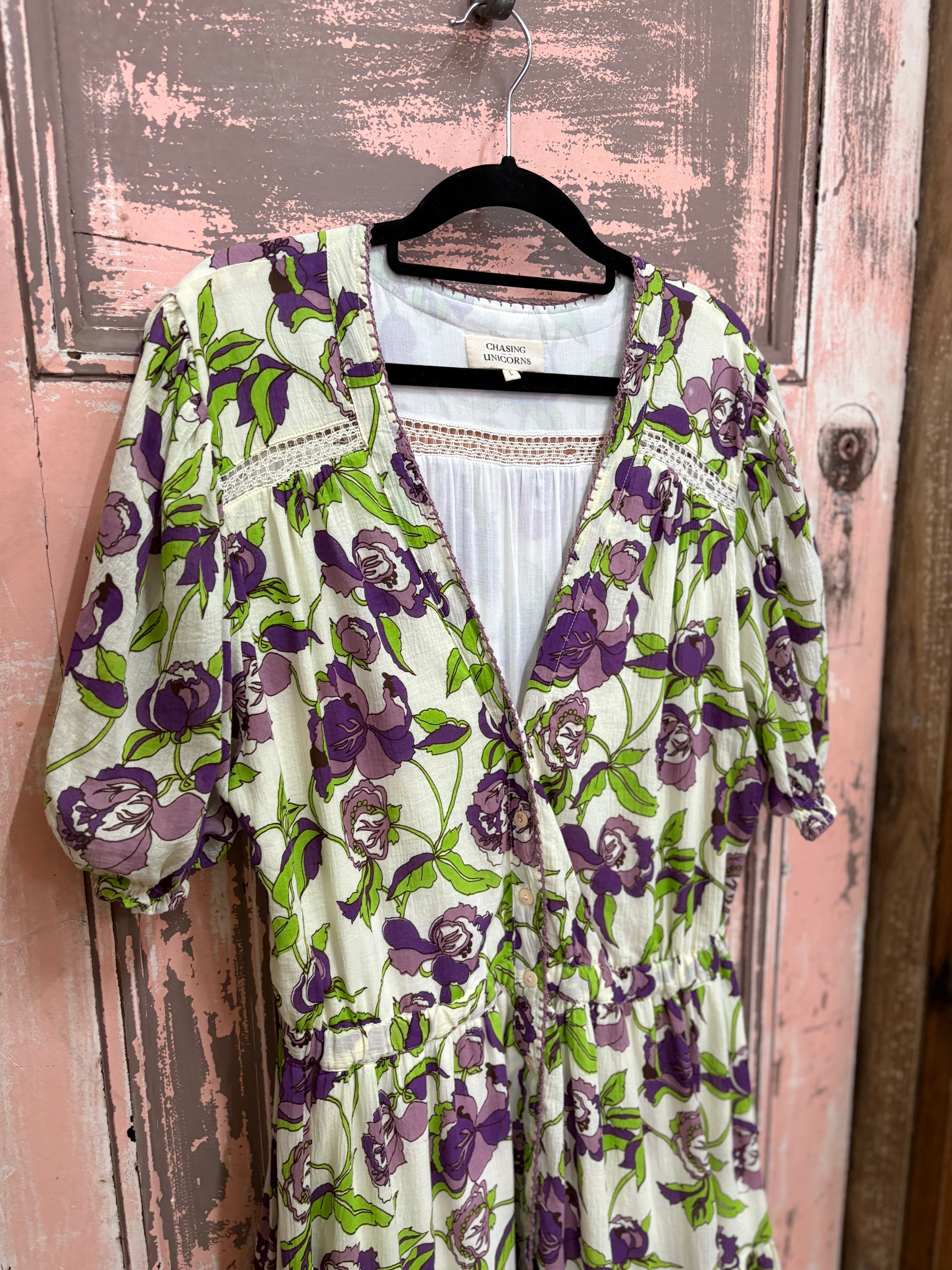 Chasing Unicorns 'Dead Flowers' Maxi Dress