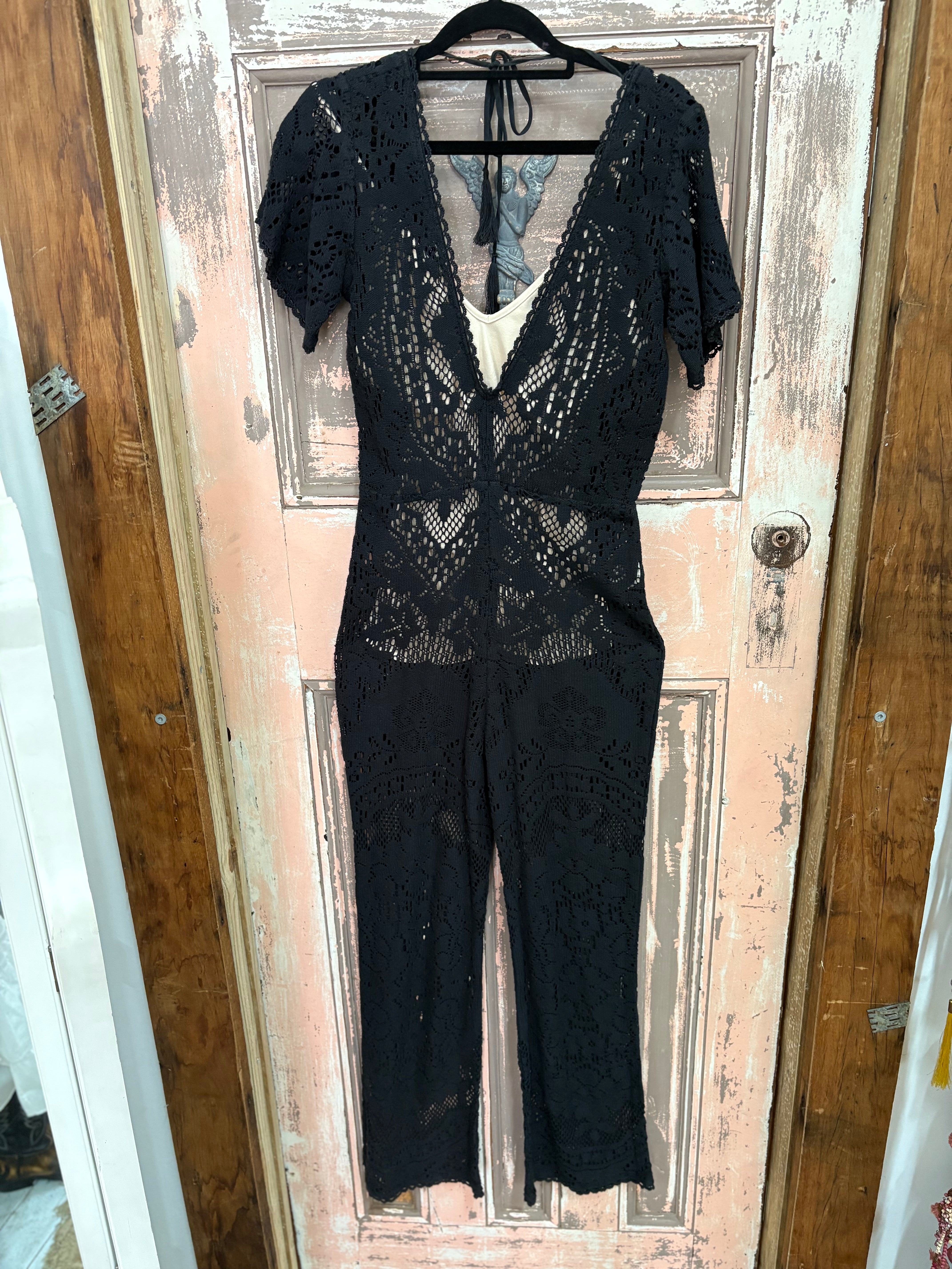 Spell 'Fleetwood' Lace Jumpsuit