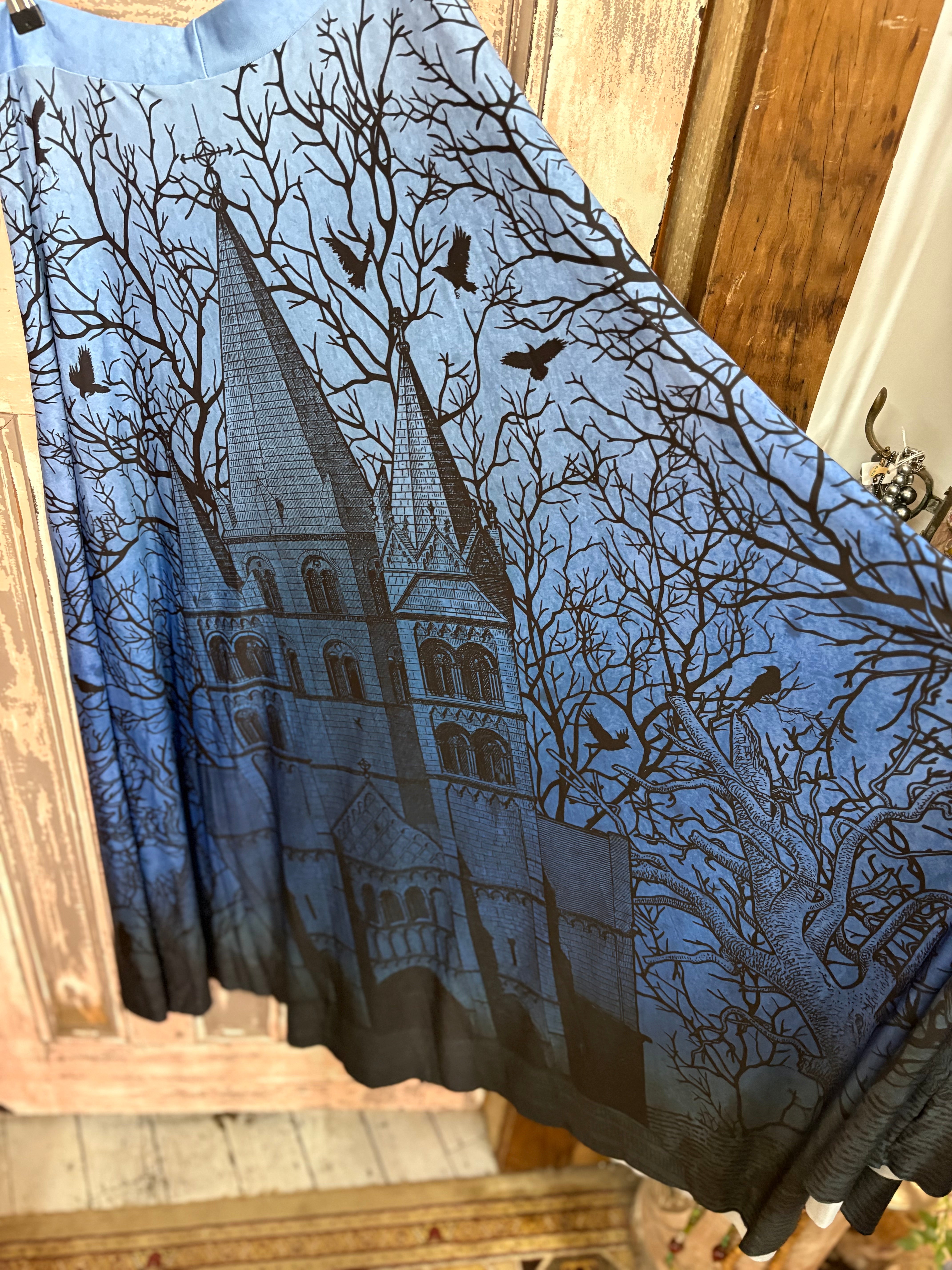 Spooky Black Milk Skirt