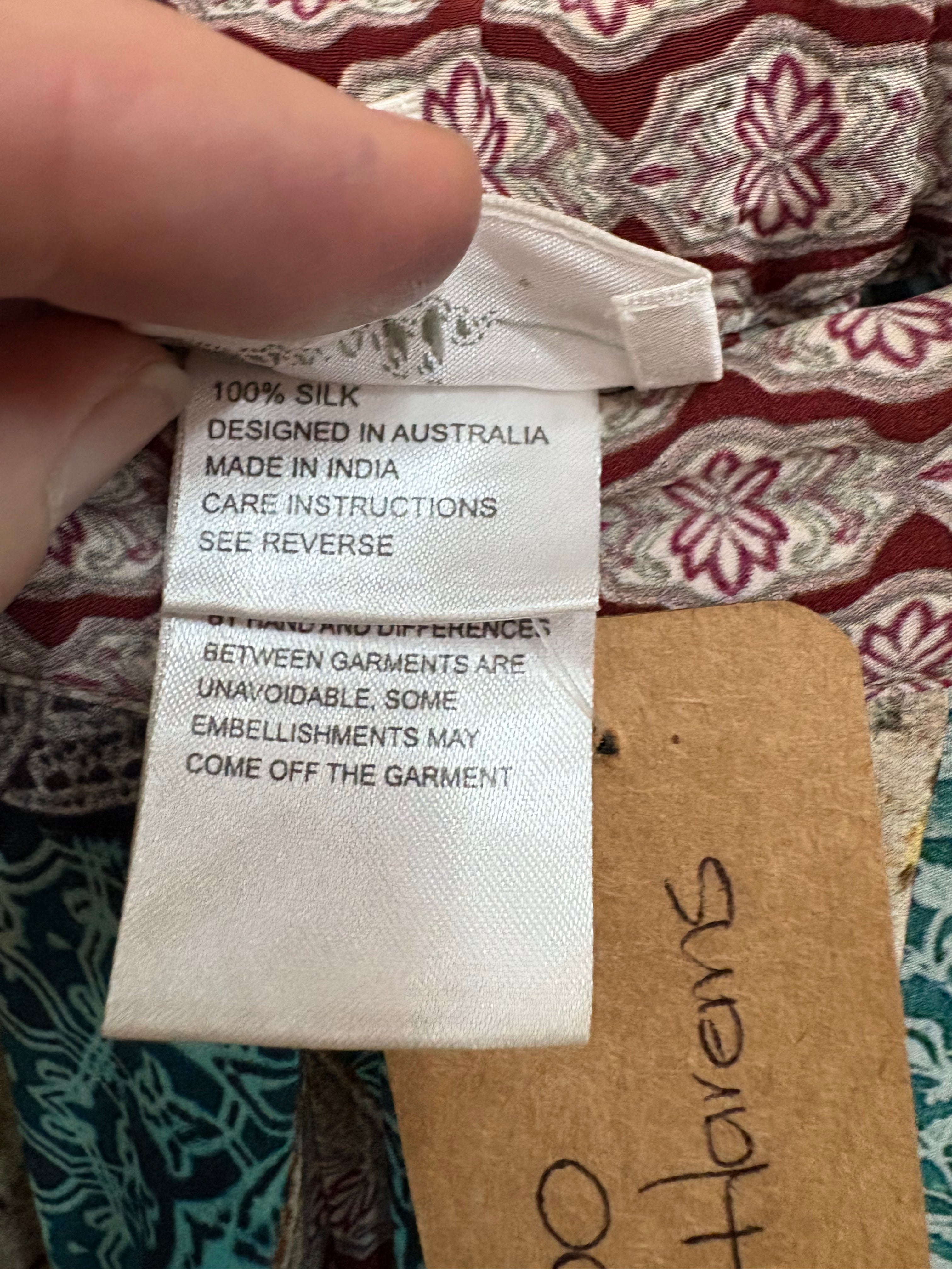 Camilla 100% Silk Harem Pants