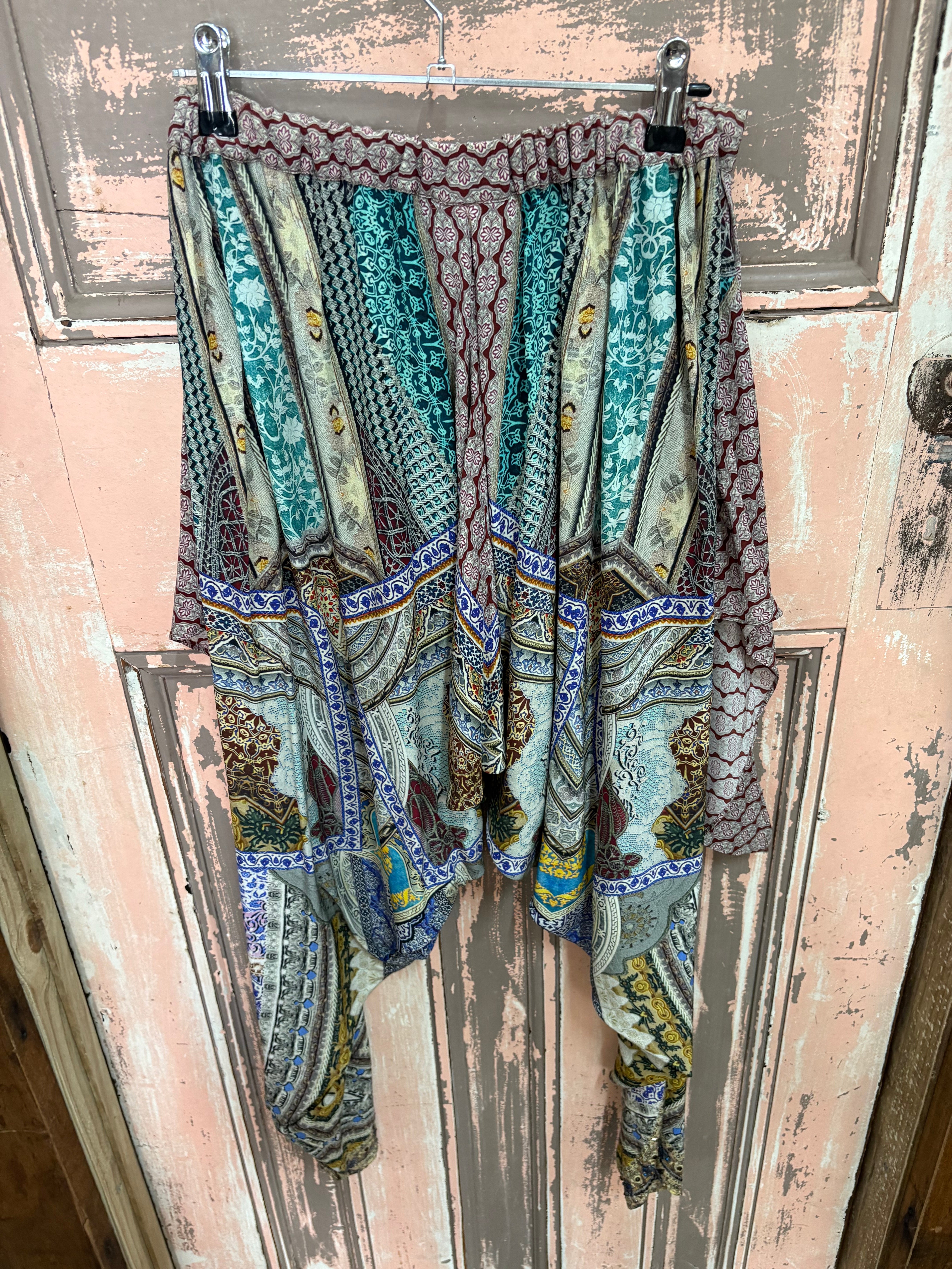 Camilla 100% Silk Harem Pants