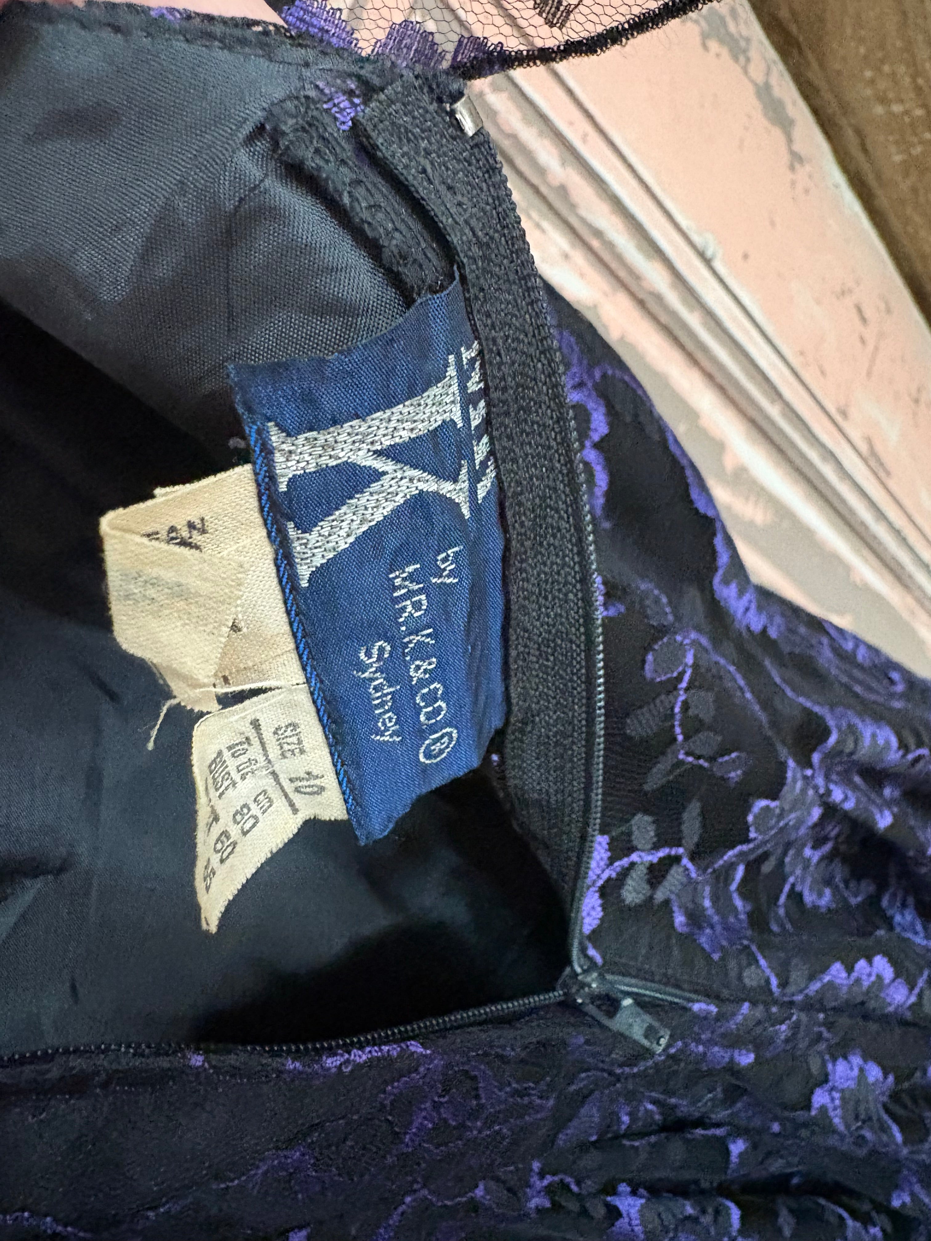 Vintage 'Mr K' Lace Dress