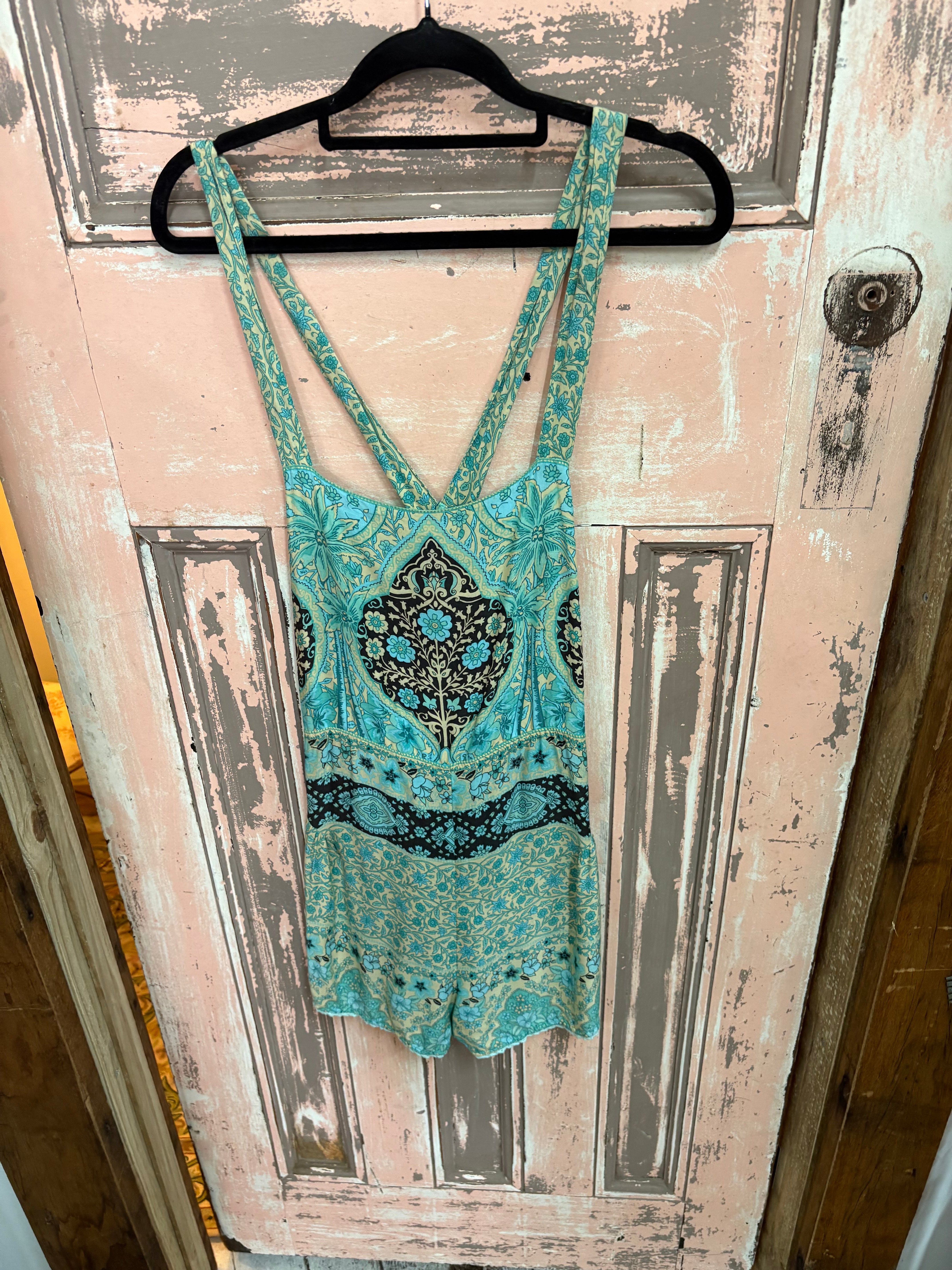 Spell 'Aloha Fox' Short Jumpsuit