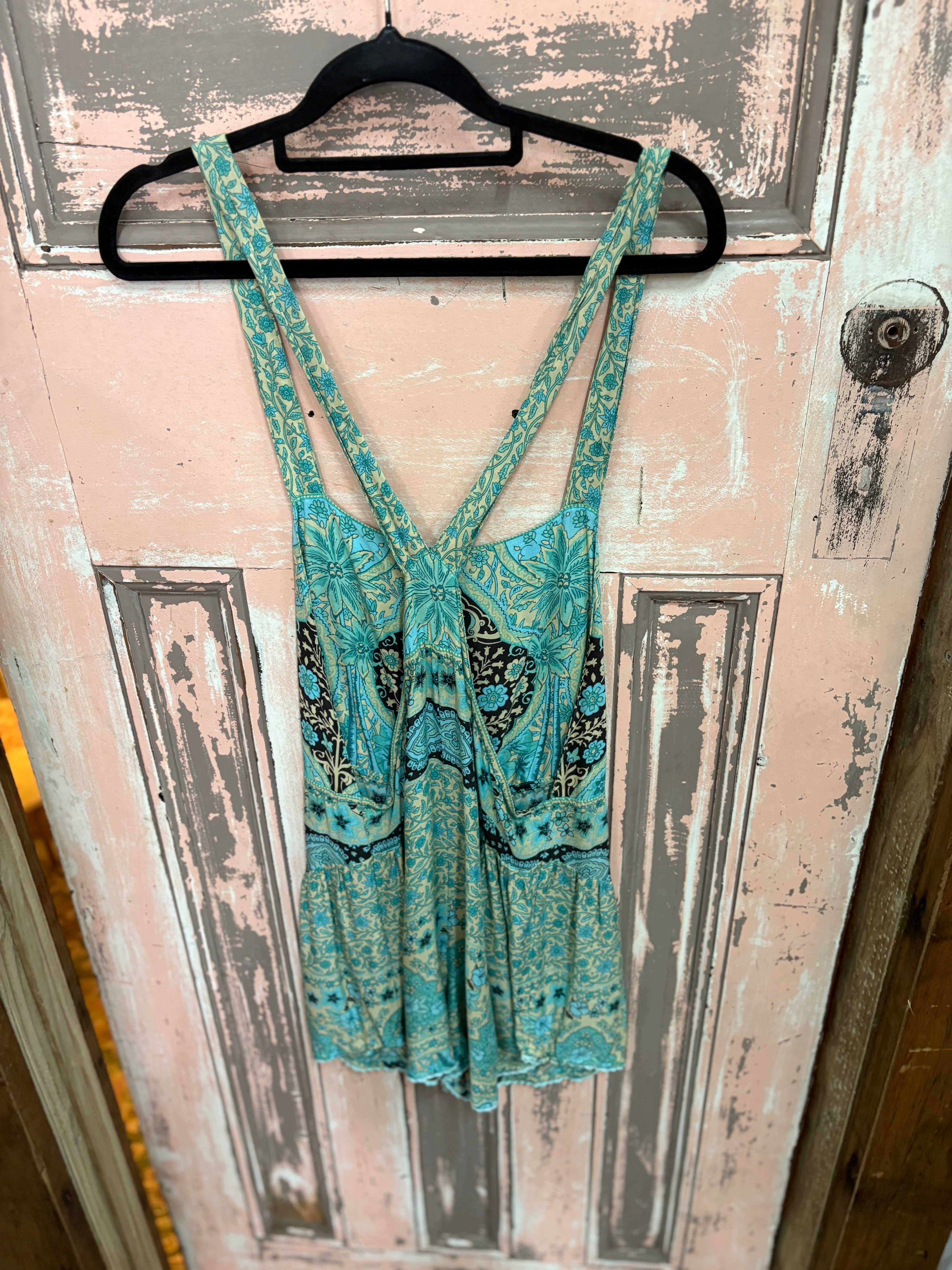 Spell 'Aloha Fox' Short Jumpsuit