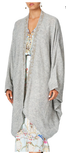 Camilla Alpaca 'Versailles Sky' Soft Knit Poncho