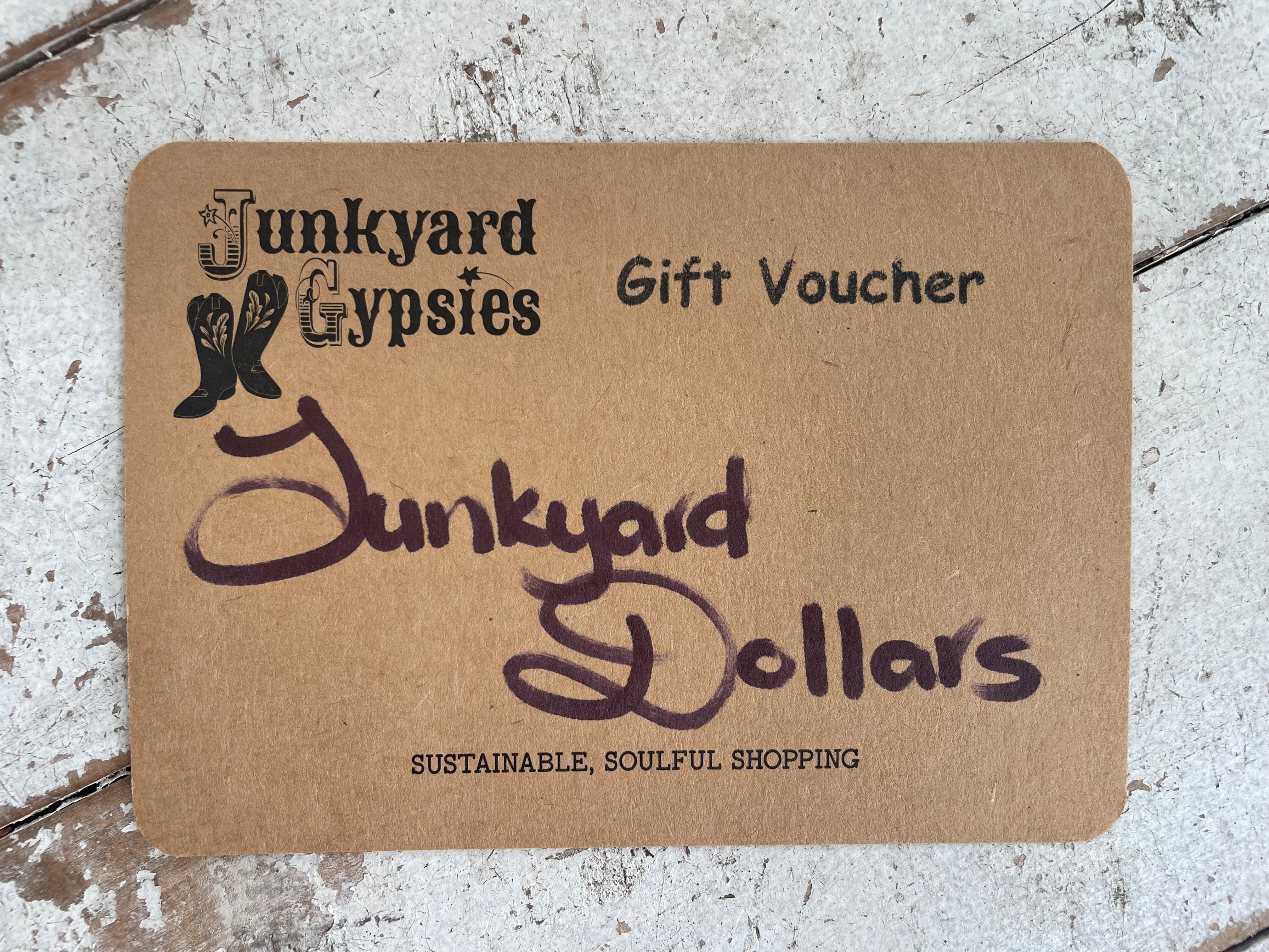 Junkyard Gypsies Gift Card