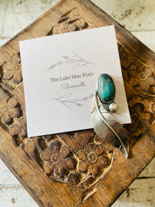 Lake Mac Pixie - Hubei Turquoise Silver Earring Single