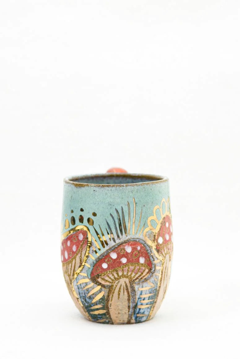 Fairy Ring Crystal Cup by Carys Martin Ceramics
