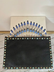 VALENTINO Authentic “Native Couture” Clutch Bag