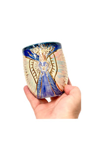 Guardian Angel Moonstone Crystal Mug by Carys Martin Ceramics