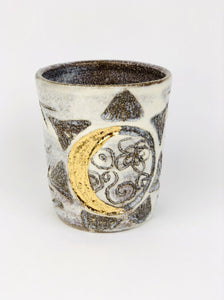 Carys Martin Sacred Full Moon - Crescent Moon Ceramic Tall Cup